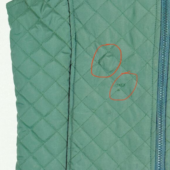 Outback Trading Company Grand Prix Green Quilted Vest Jacket Women's‎ Size Small - Picture 8 of 9